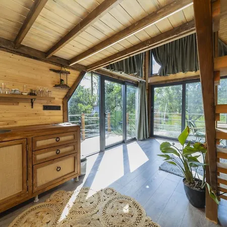 Guest house Peaceful Bungalow In Nature W Garden In *
